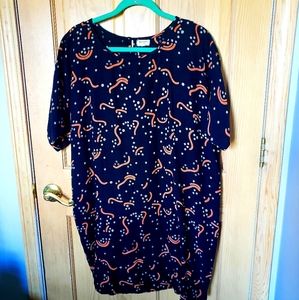 Linen Oversized Midi Dress